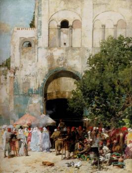 阿爾貝托 帕西尼 market Day Constantinople 阿爾貝托 帕西尼 market Day Constantinople